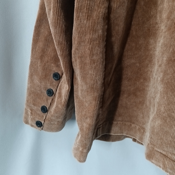 POL Corduroy Always Dreaming Caramal  Jacket Double Breasted Blazer Size Medium - Picture 9 of 11